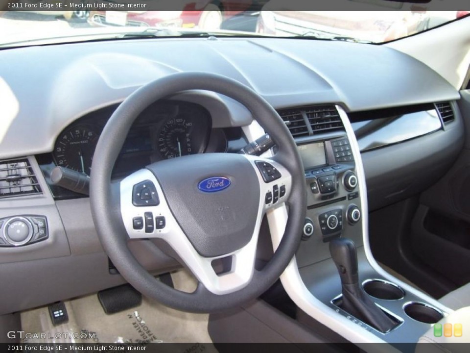 Medium Light Stone Interior Dashboard for the 2011 Ford Edge SE #40373173
