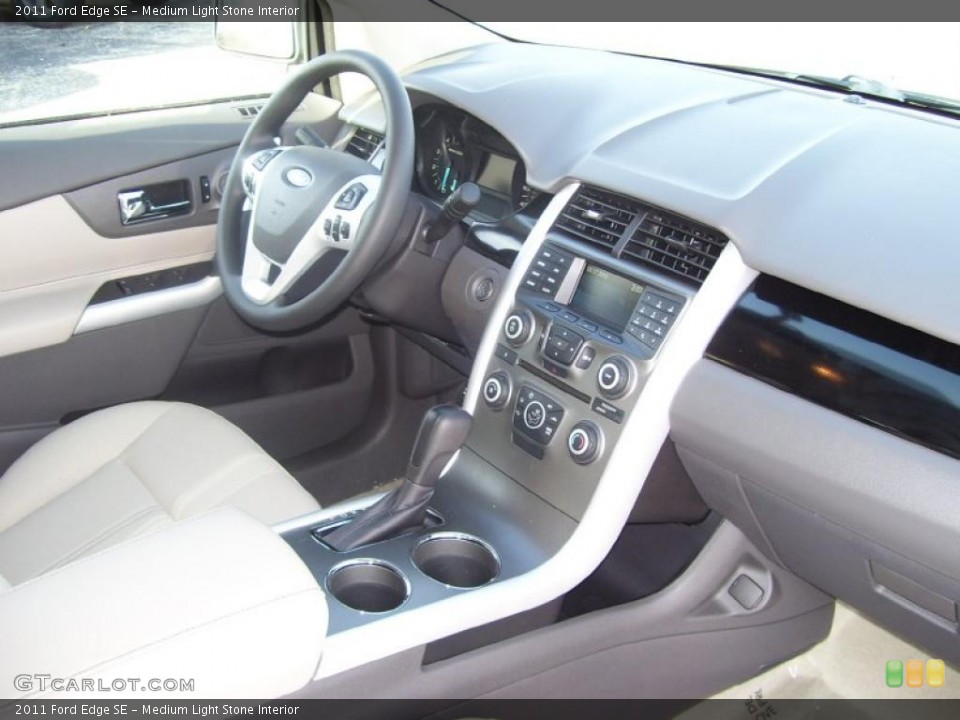 Medium Light Stone Interior Dashboard for the 2011 Ford Edge SE #40373233