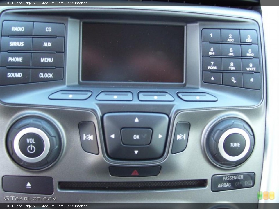 Medium Light Stone Interior Controls for the 2011 Ford Edge SE #40373313
