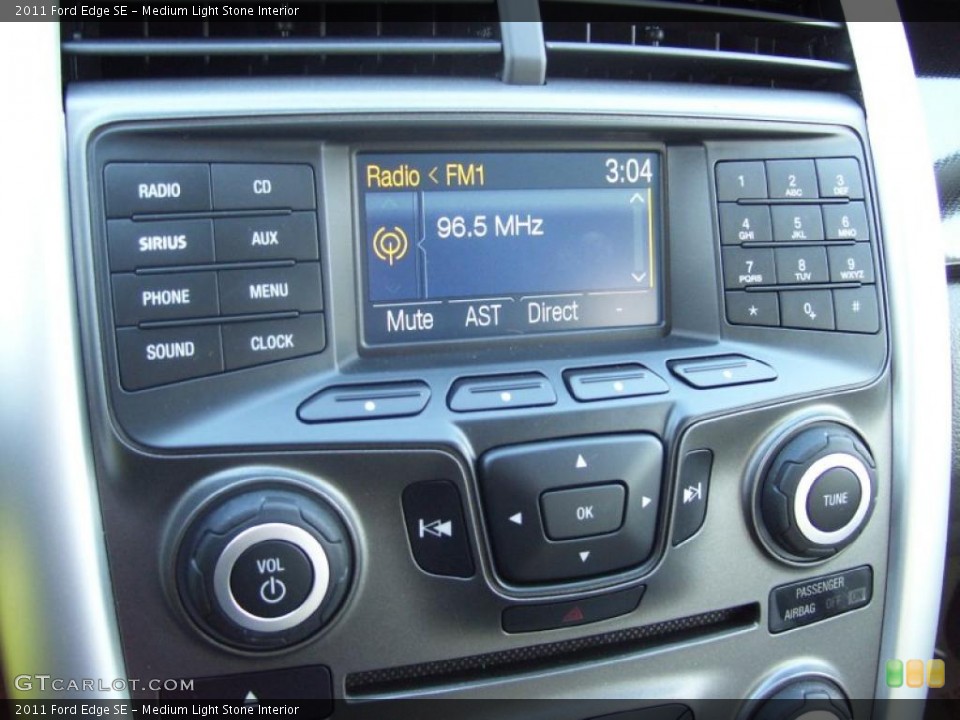 Medium Light Stone Interior Controls for the 2011 Ford Edge SE #40373357