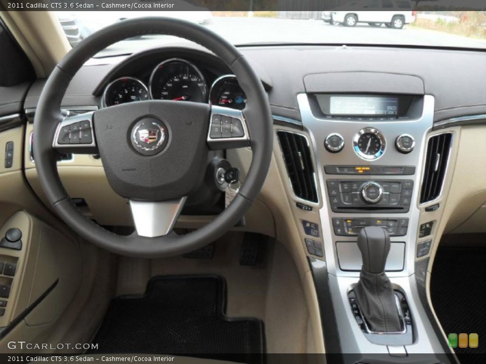 Cashmere/Cocoa Interior Dashboard for the 2011 Cadillac CTS 3.6 Sedan #40375037