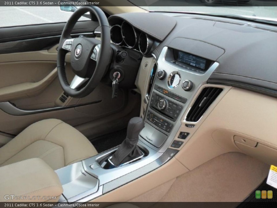 Cashmere/Cocoa Interior Photo for the 2011 Cadillac CTS 3.6 Sedan #40375121
