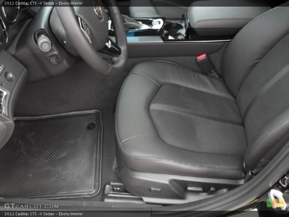 Ebony Interior Photo for the 2011 Cadillac CTS -V Sedan #40376117