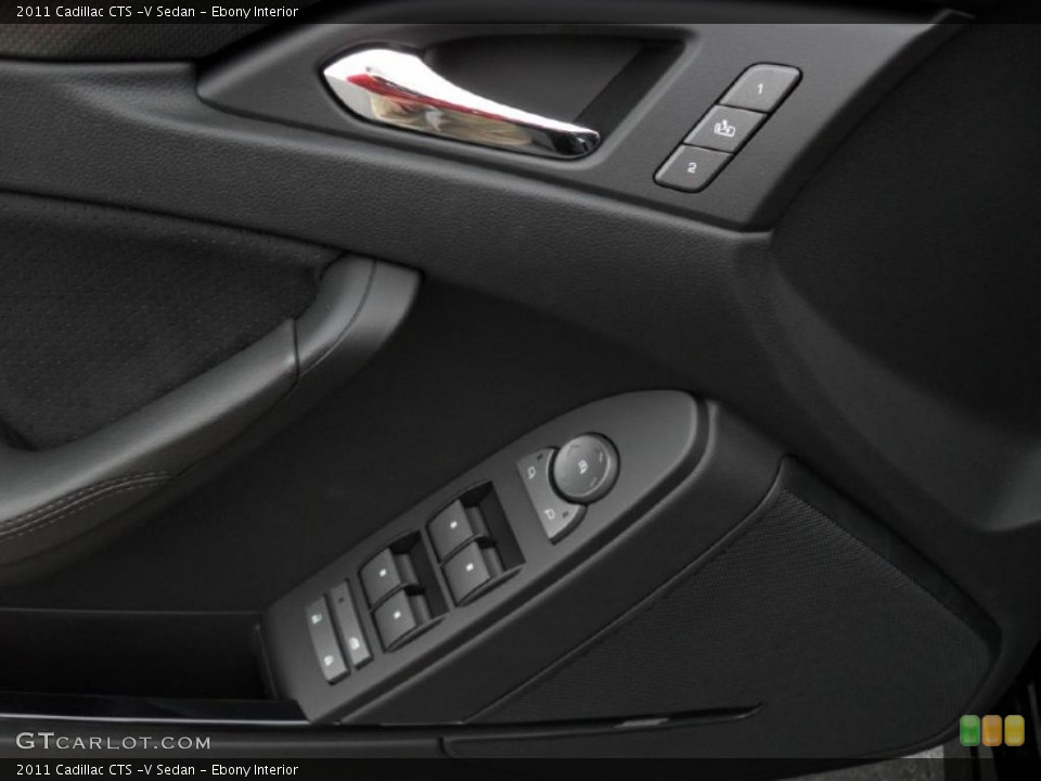 Ebony Interior Controls for the 2011 Cadillac CTS -V Sedan #40376145