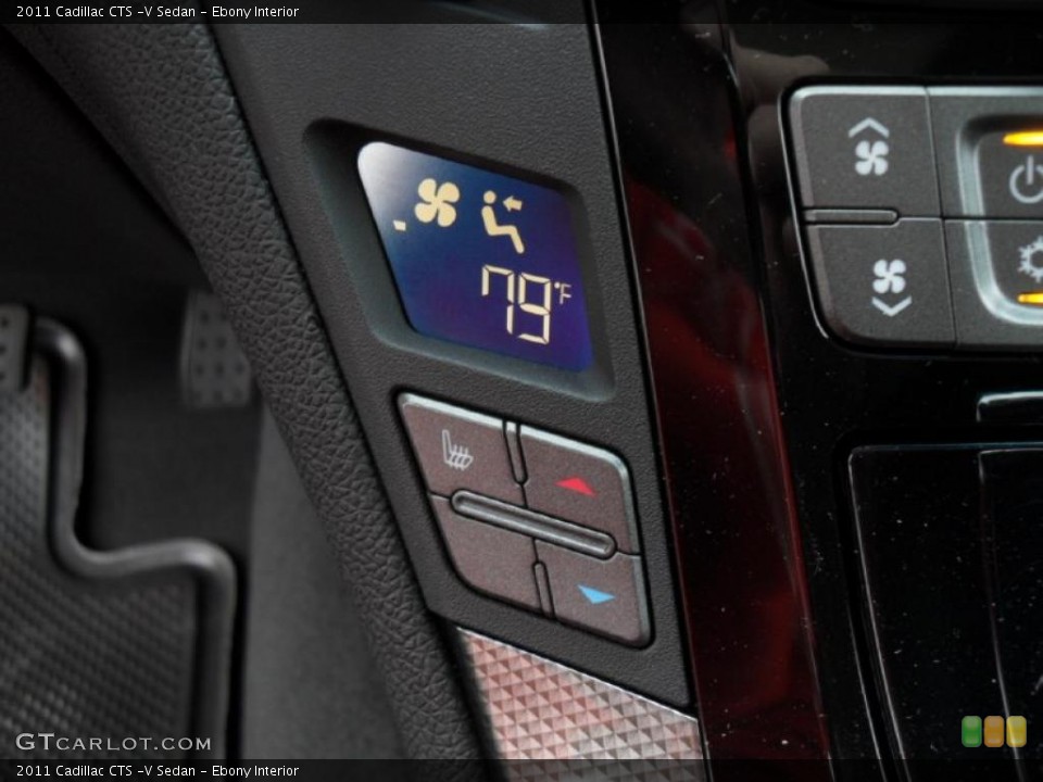 Ebony Interior Controls for the 2011 Cadillac CTS -V Sedan #40376193