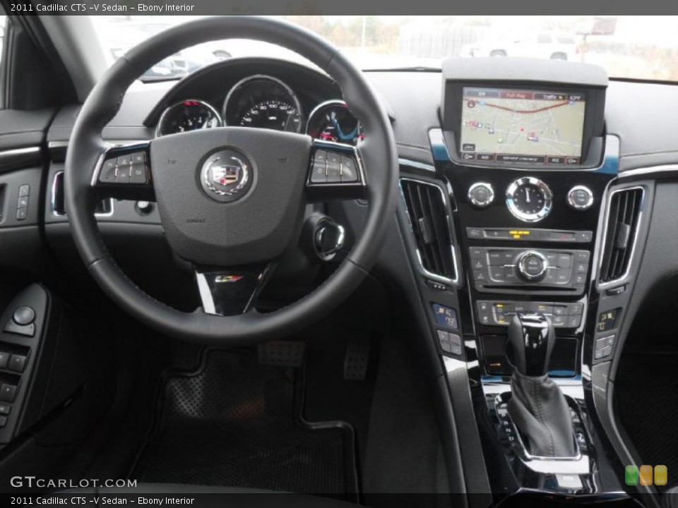 Ebony Interior Dashboard for the 2011 Cadillac CTS -V Sedan #40376253