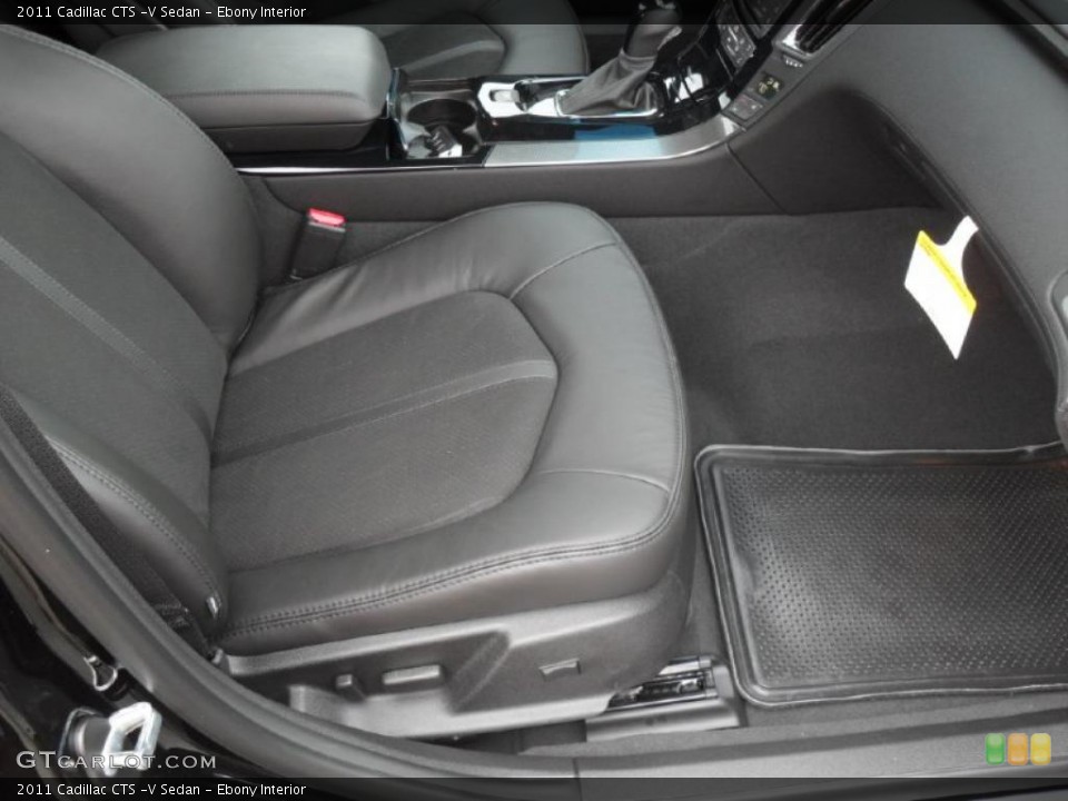 Ebony Interior Photo for the 2011 Cadillac CTS -V Sedan #40376309