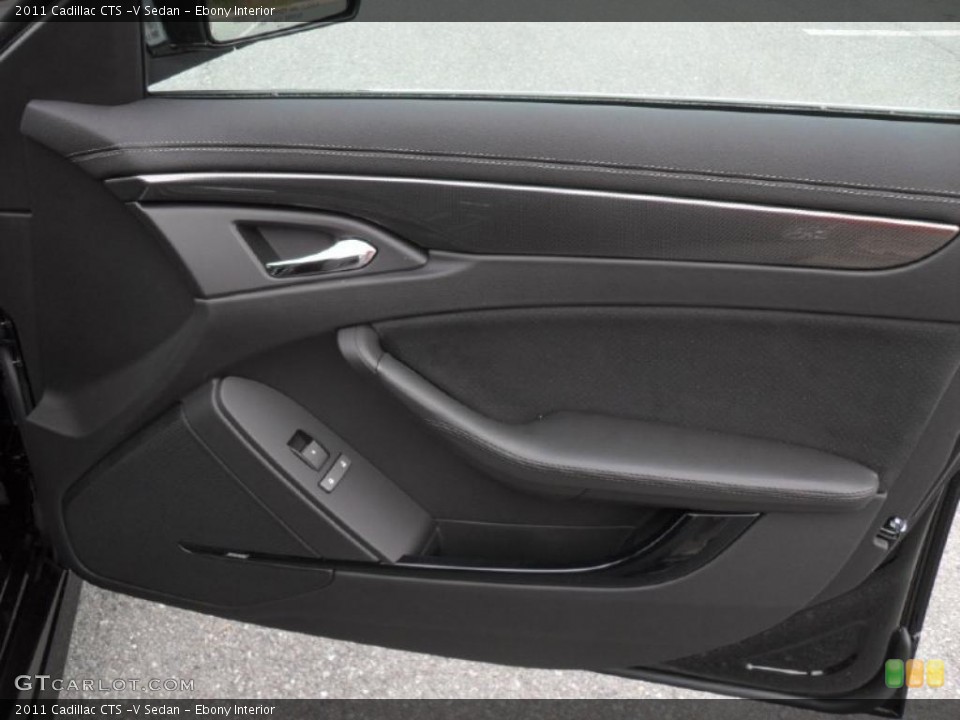 Ebony Interior Door Panel for the 2011 Cadillac CTS -V Sedan #40376341