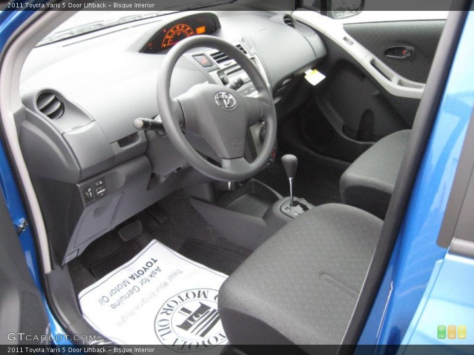 Bisque 2011 Toyota Yaris Interiors