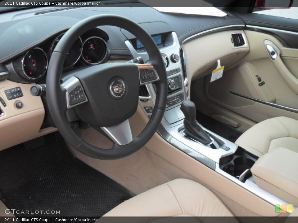 Cashmere/Cocoa Interior Photo for the 2011 Cadillac CTS Coupe #40376809