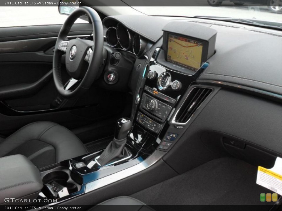 Ebony Interior Dashboard for the 2011 Cadillac CTS -V Sedan #40377125
