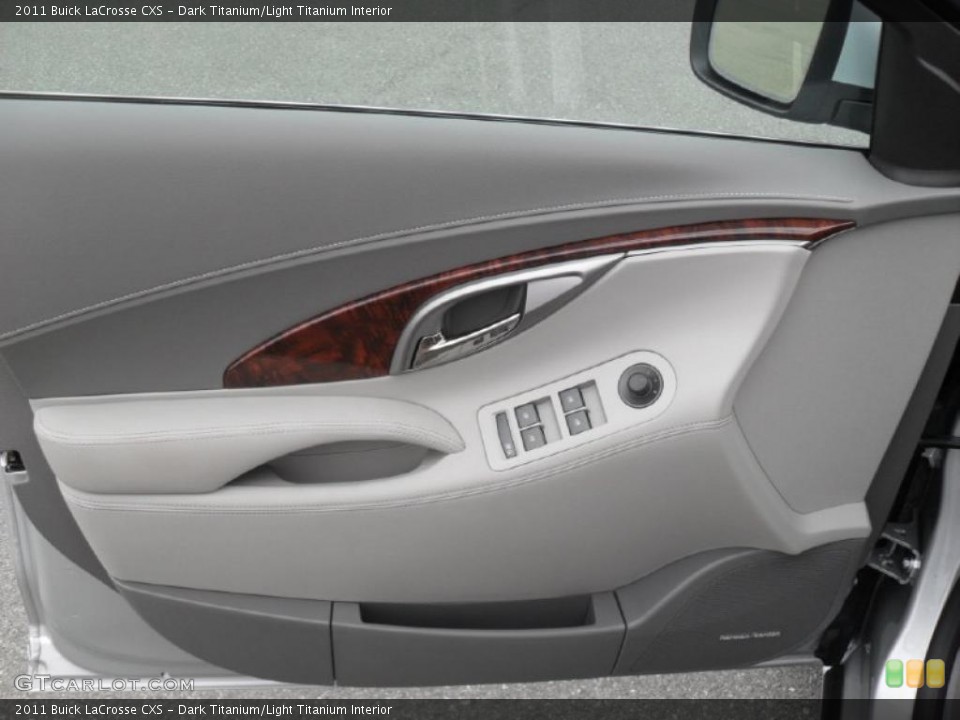 Dark Titanium/Light Titanium Interior Door Panel for the 2011 Buick LaCrosse CXS #40377413