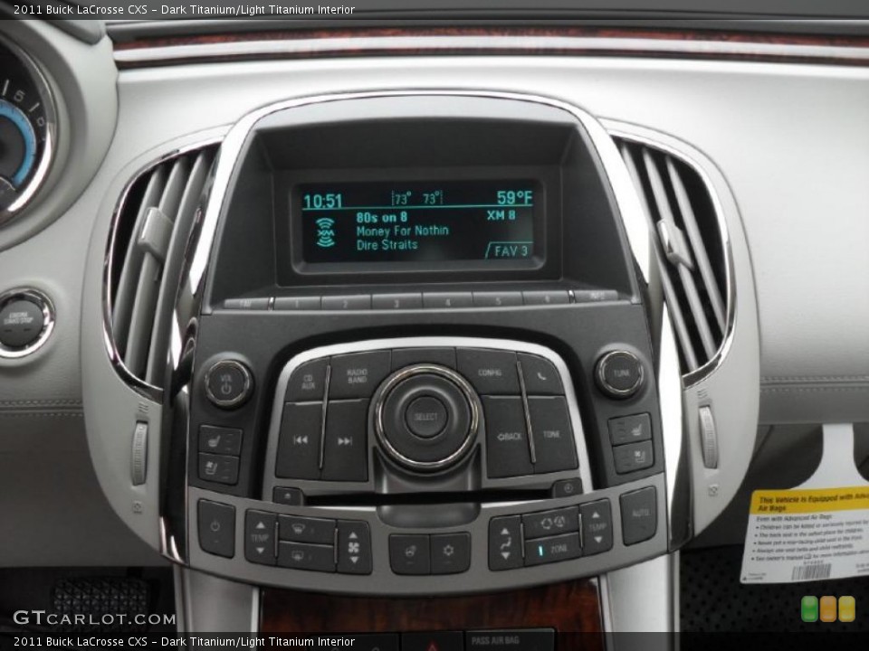 Dark Titanium/Light Titanium Interior Controls for the 2011 Buick LaCrosse CXS #40377429