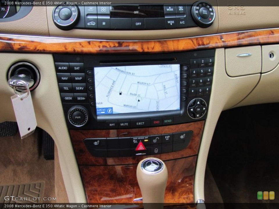 Cashmere Interior Navigation for the 2008 Mercedes-Benz E 350 4Matic Wagon #40377489