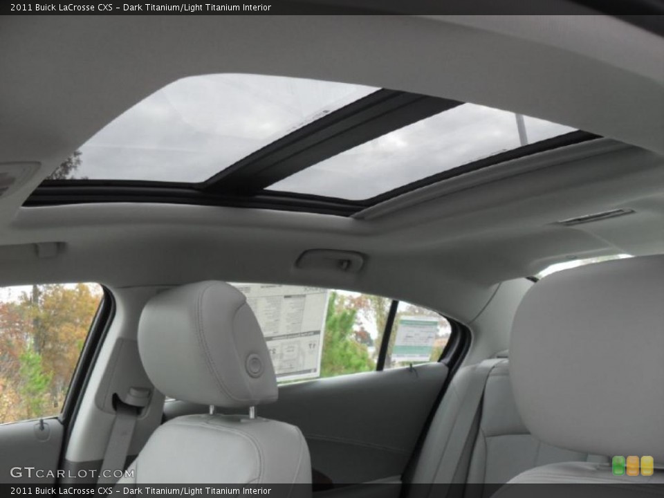 Dark Titanium/Light Titanium Interior Sunroof for the 2011 Buick LaCrosse CXS #40377509