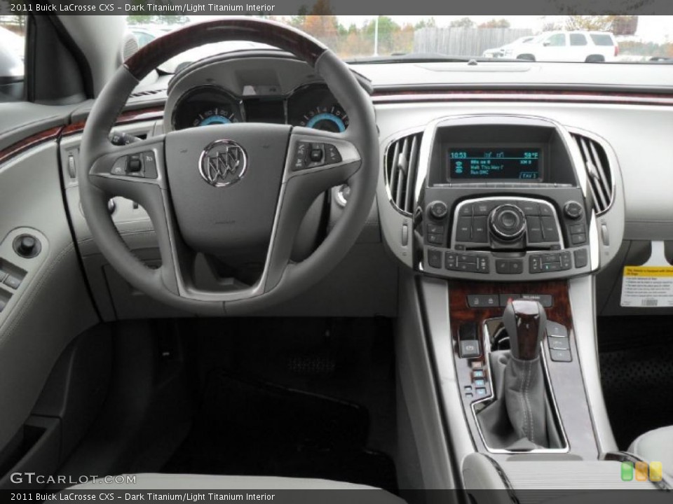 Dark Titanium/Light Titanium Interior Controls for the 2011 Buick LaCrosse CXS #40377541
