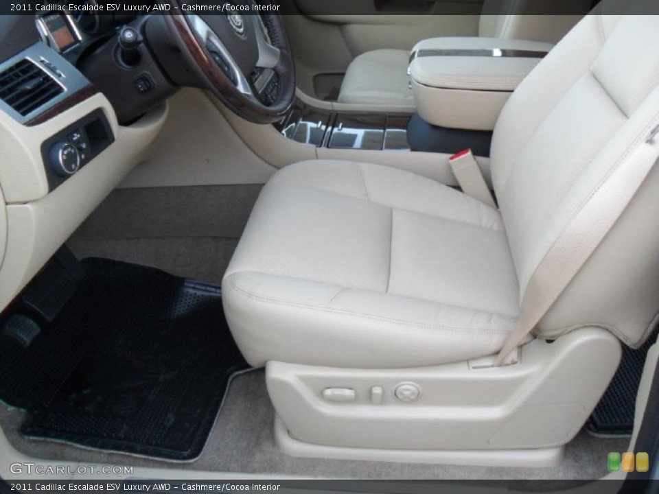 Cashmere/Cocoa Interior Photo for the 2011 Cadillac Escalade ESV Luxury AWD #40379005