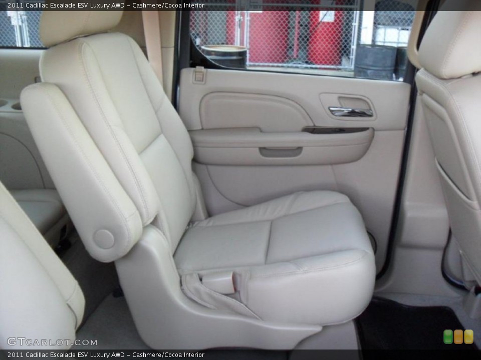 Cashmere/Cocoa Interior Photo for the 2011 Cadillac Escalade ESV Luxury AWD #40379229
