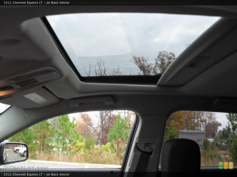 Jet Black Interior Sunroof for the 2011 Chevrolet Equinox LT #40379529