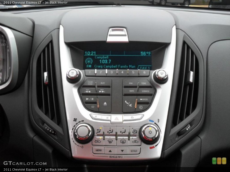 Jet Black Interior Controls for the 2011 Chevrolet Equinox LT #40379545