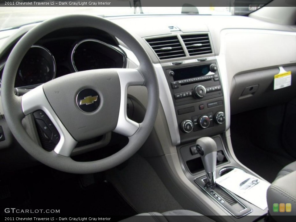 Dark Gray/Light Gray Interior Prime Interior for the 2011 Chevrolet Traverse LS #40381897
