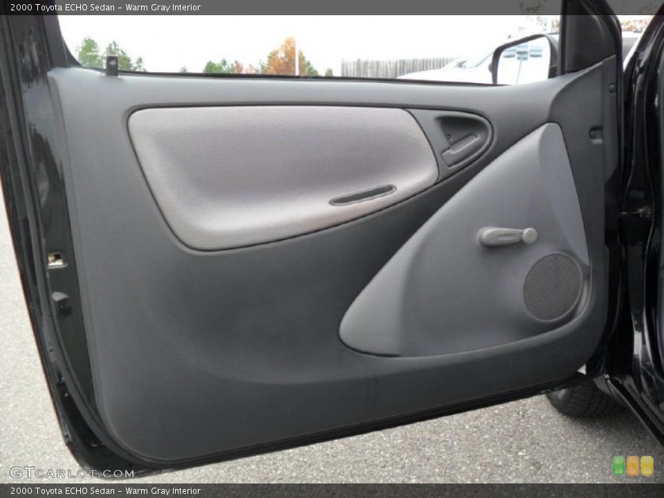 Warm Gray Interior Door Panel for the 2000 Toyota ECHO Sedan #40382017