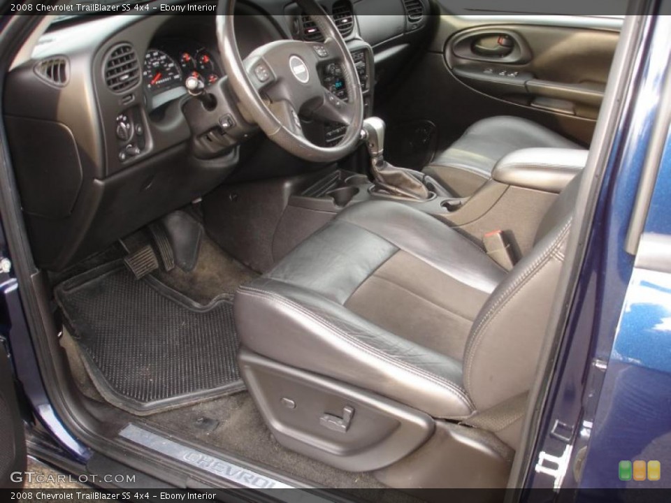 Ebony Interior Photo for the 2008 Chevrolet TrailBlazer SS 4x4 #40382141