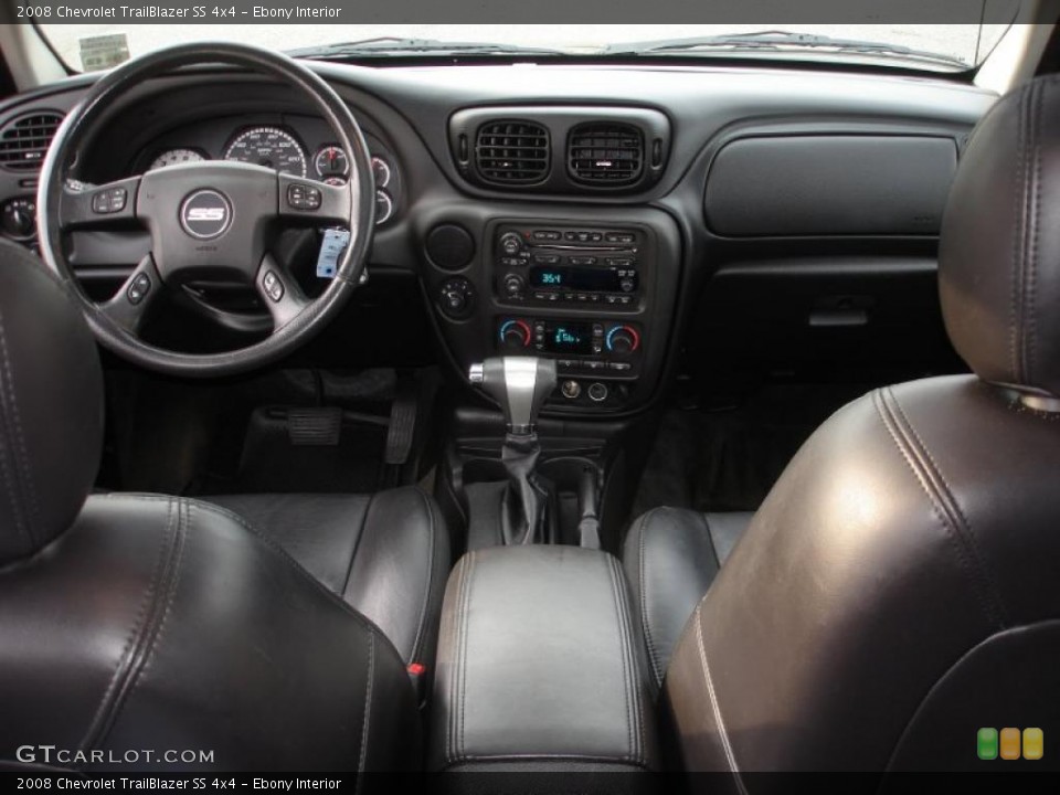 Ebony Interior Dashboard for the 2008 Chevrolet TrailBlazer SS 4x4 #40382173