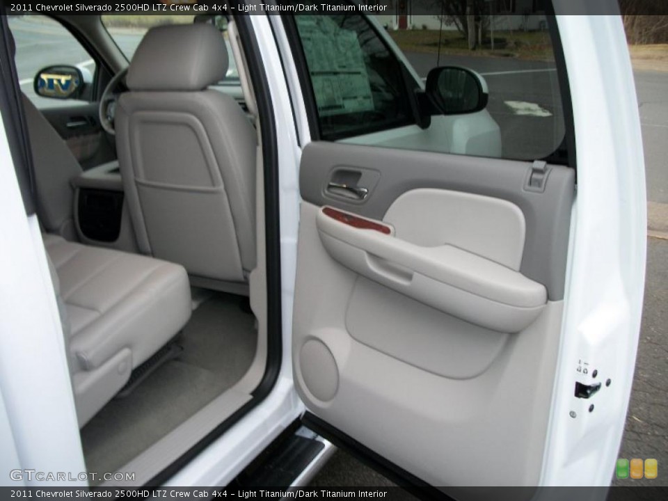 Light Titanium/Dark Titanium Interior Door Panel for the 2011 Chevrolet Silverado 2500HD LTZ Crew Cab 4x4 #40389453