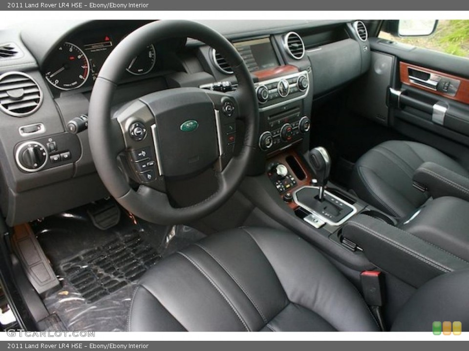 Ebony/Ebony Interior Prime Interior for the 2011 Land Rover LR4 HSE #40389709