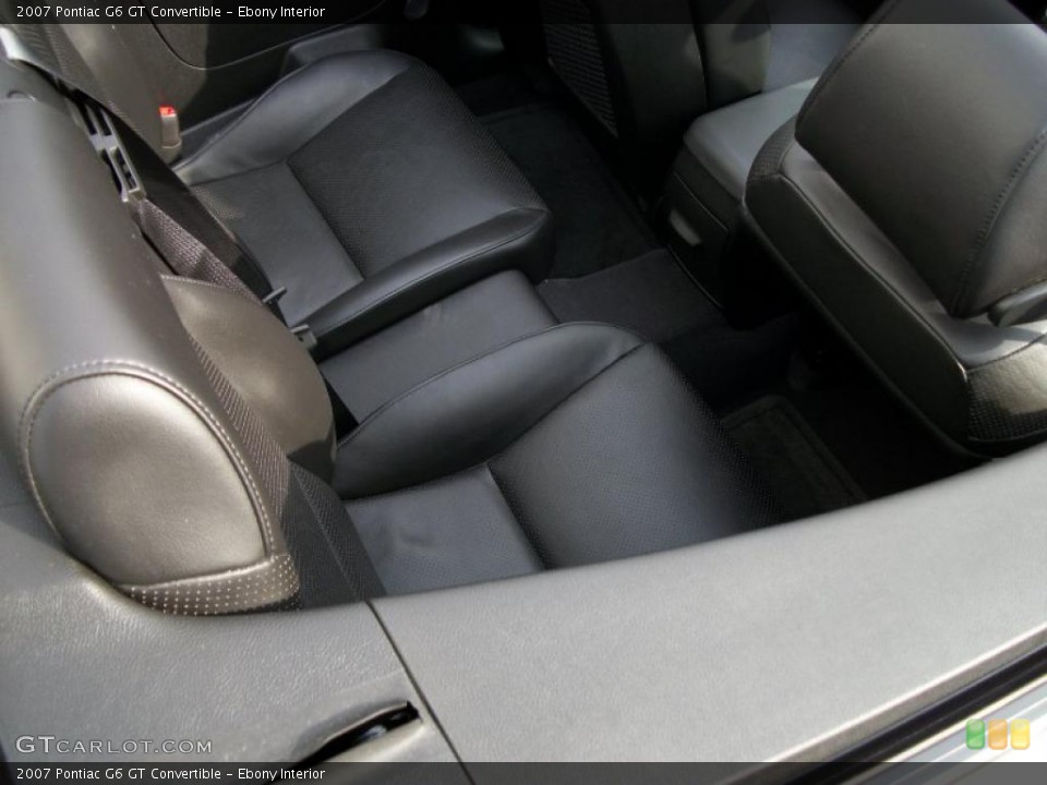 Ebony Interior Photo for the 2007 Pontiac G6 GT Convertible #40390057