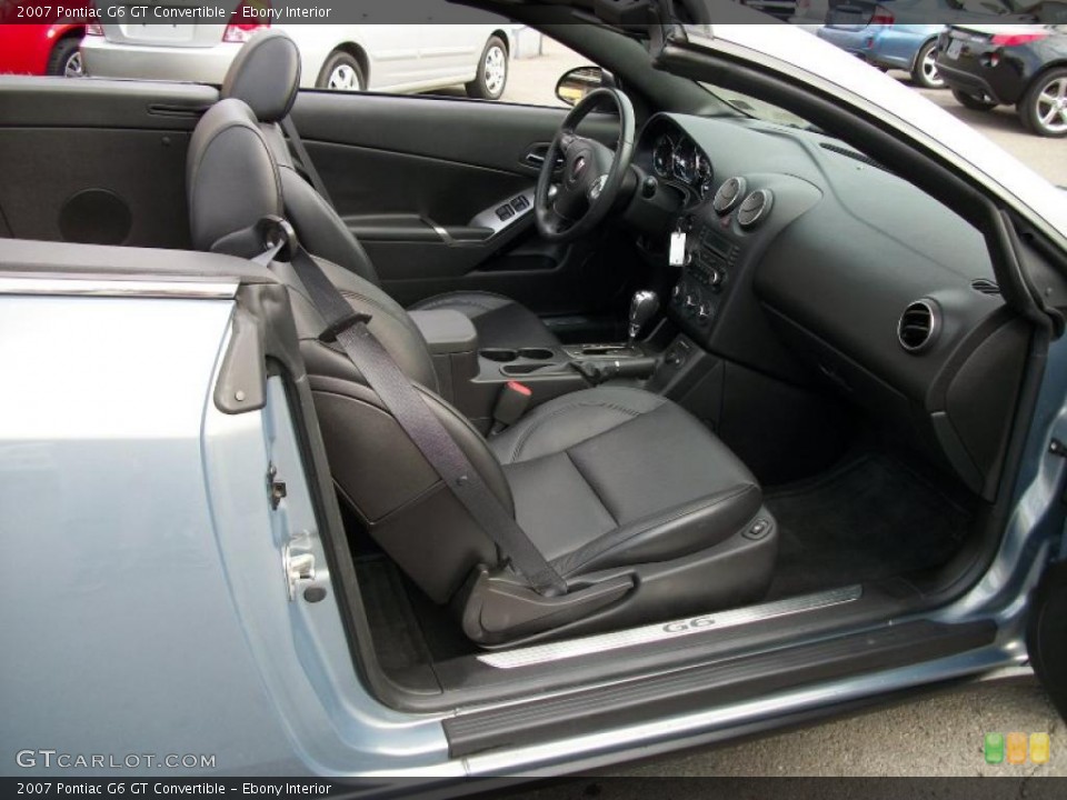 Ebony Interior Photo for the 2007 Pontiac G6 GT Convertible #40390121