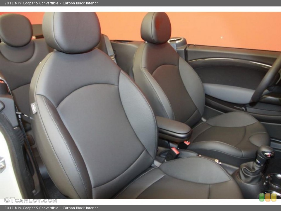 Carbon Black Interior Photo for the 2011 Mini Cooper S Convertible #40391501
