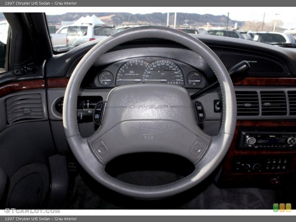 Gray Interior Steering Wheel for the 1997 Chrysler LHS Sedan #40391997