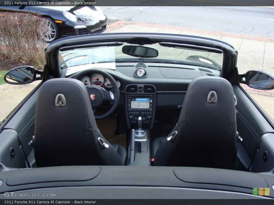Black Interior Photo for the 2011 Porsche 911 Carrera 4S Cabriolet #40397377