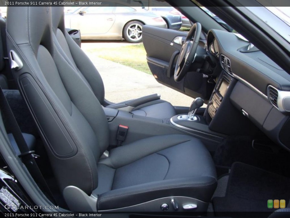 Black Interior Photo for the 2011 Porsche 911 Carrera 4S Cabriolet #40397457