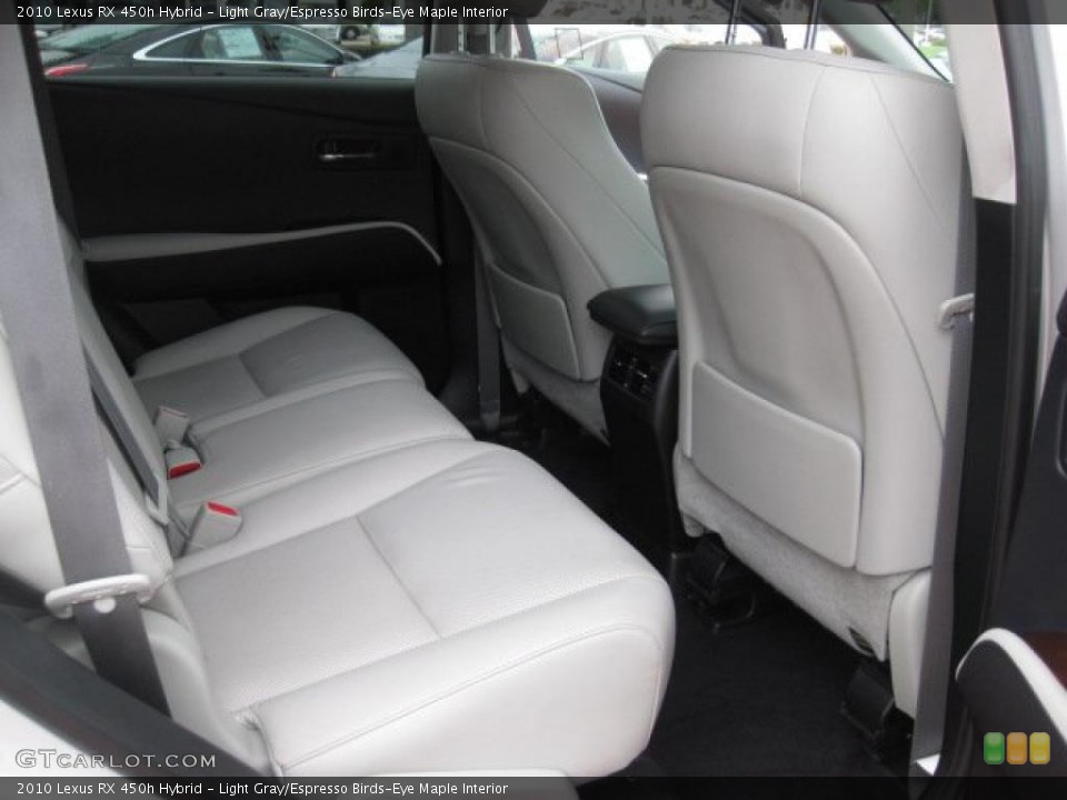 Light Gray/Espresso Birds-Eye Maple Interior Photo for the 2010 Lexus RX 450h Hybrid #40398093
