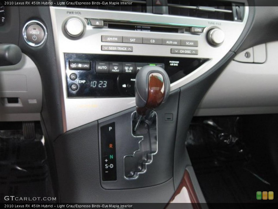 Light Gray/Espresso Birds-Eye Maple Interior Transmission for the 2010 Lexus RX 450h Hybrid #40398117