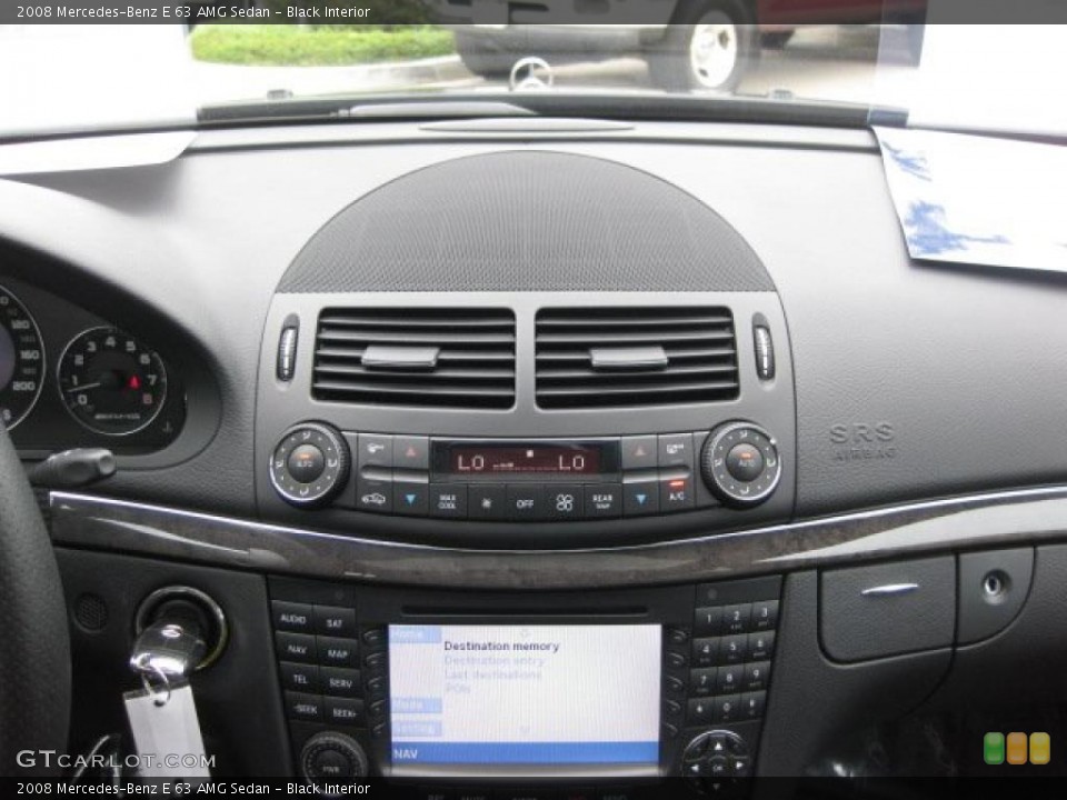 Black Interior Controls for the 2008 Mercedes-Benz E 63 AMG Sedan #40398413