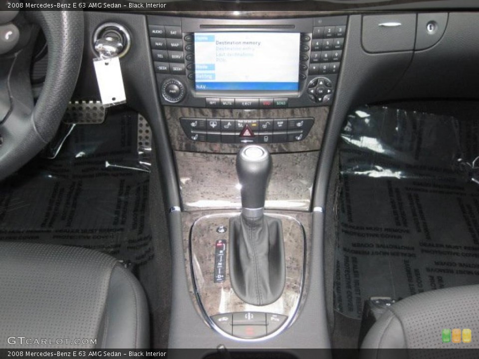 Black Interior Transmission for the 2008 Mercedes-Benz E 63 AMG Sedan #40398425