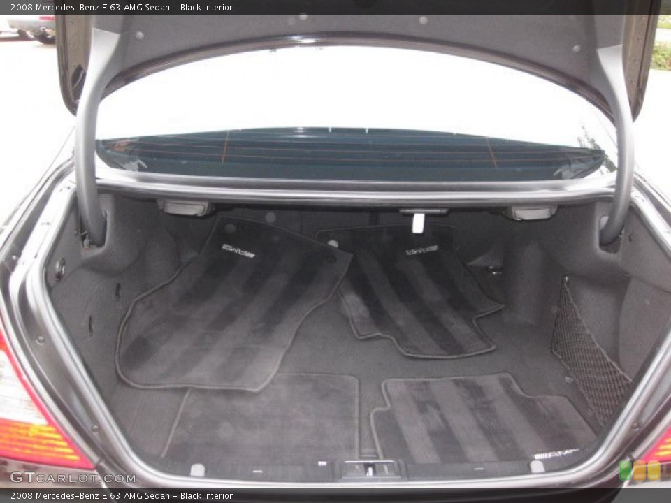 Black Interior Trunk for the 2008 Mercedes-Benz E 63 AMG Sedan #40398529
