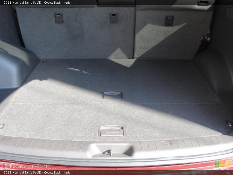 Cocoa Black Interior Trunk for the 2011 Hyundai Santa Fe SE #40400193