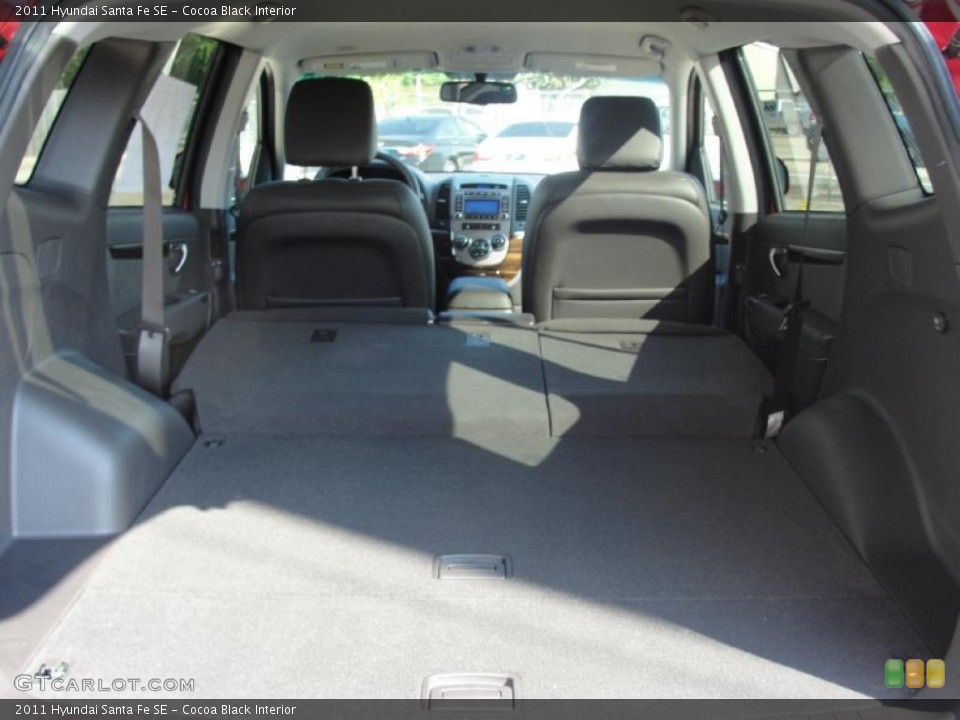 Cocoa Black Interior Trunk for the 2011 Hyundai Santa Fe SE #40400217