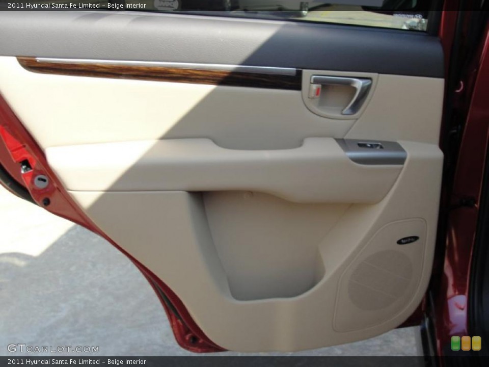 Beige Interior Door Panel for the 2011 Hyundai Santa Fe Limited #40401429