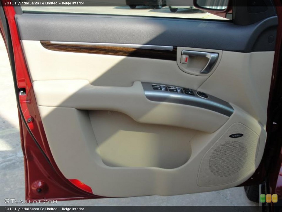 Beige Interior Door Panel for the 2011 Hyundai Santa Fe Limited #40401445