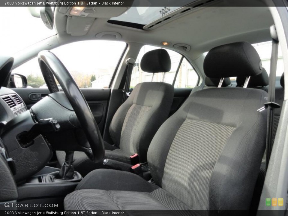 Black Interior Photo for the 2003 Volkswagen Jetta Wolfsburg Edition 1.8T Sedan #40402465