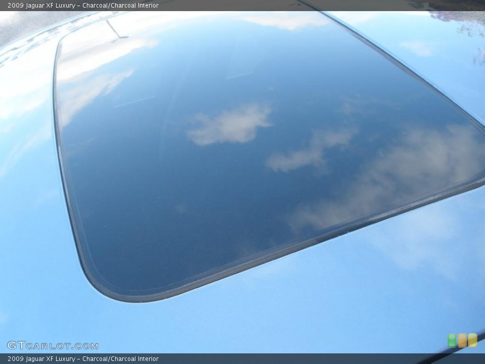 Charcoal/Charcoal Interior Sunroof for the 2009 Jaguar XF Luxury #40406181