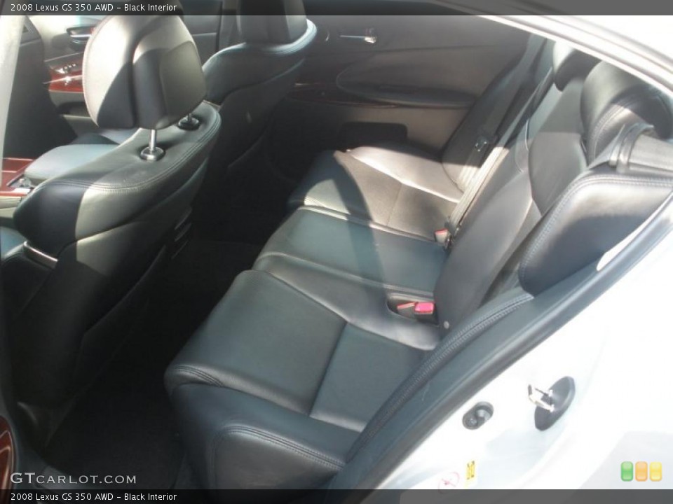 Black Interior Photo for the 2008 Lexus GS 350 AWD #40406629