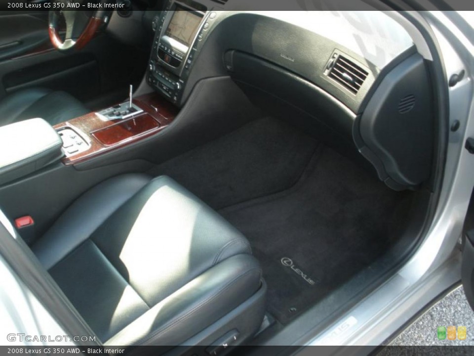 Black Interior Photo for the 2008 Lexus GS 350 AWD #40406657