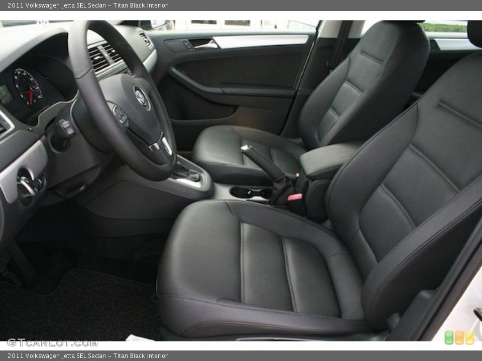 Titan Black Interior Photo for the 2011 Volkswagen Jetta SEL Sedan #40408017